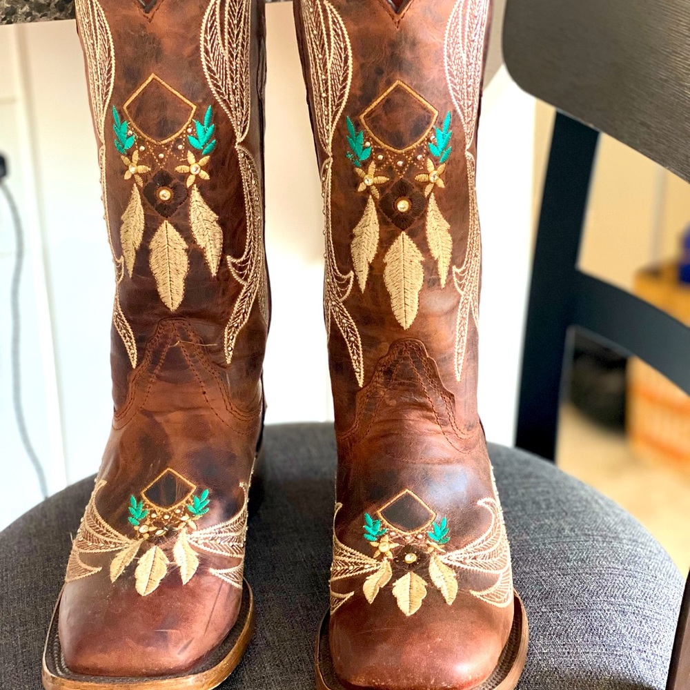 Wildflower handmade cowgirl boots